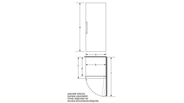 Siemens GS24VVWE0N Solo Derin Dondurucu 5 Çekmeceli - Görsel 4