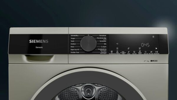 Siemens WQ41G20TTR iQ300 Isı Pompalı Kurutma Makinesi 9 kg Gümüş - Görsel 2